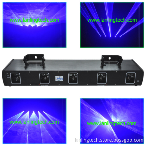 5 Head Blue Laser Light, Disco Laser Light
